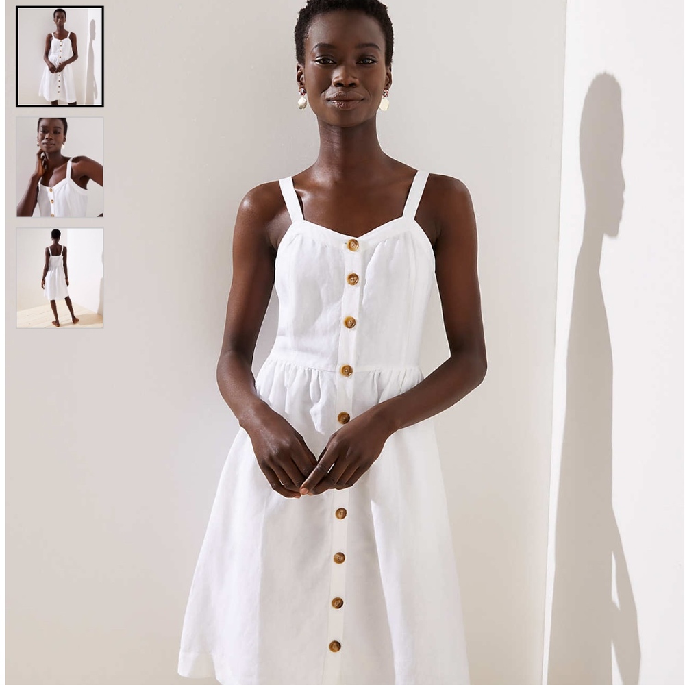 LOFT White Sun Dress